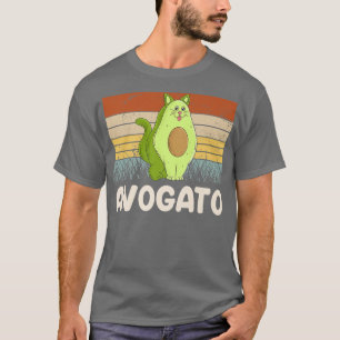 Vegetarische Katze Avogato veggie Kater Avocado Vi T-Shirt