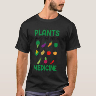 Vegetarische Medizin Bio-Lebensmittel Pflanzenfres T-Shirt