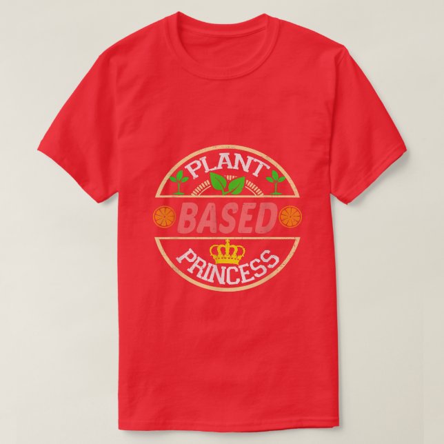 Vegetarische Pflanze T-Shirt (Design vorne)
