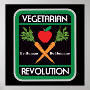 Vegetarische Revolution Poster
