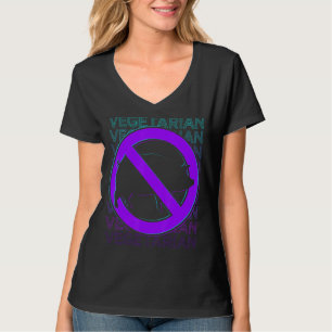 Vegetarische Vegane Veganismus Retro T-Shirt