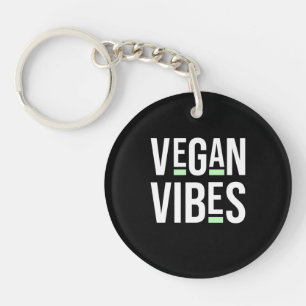 Vegetarische Vegane Vibes Schlüsselanhänger