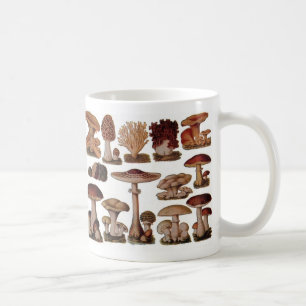 Vegetarischer Hipster-Steampunk-Vintage-Pilz Tasse