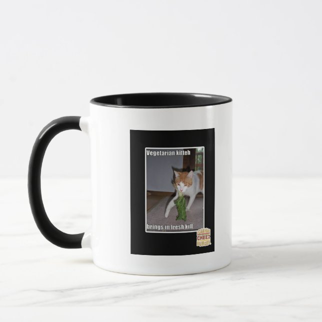 Vegetarischer Kitteh Tasse (Links)