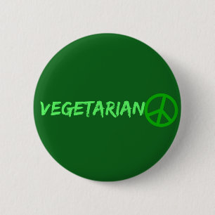 Vegetarischer Knopf Button