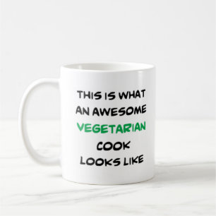 vegetarischer Koch, phantastisch Kaffeetasse