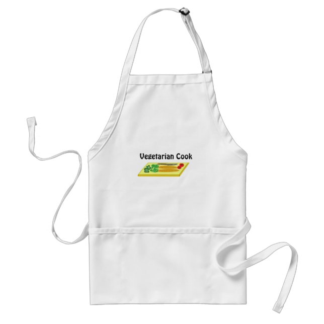 Vegetarischer Koch Schürze (Vorne)