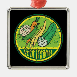 Vegetarischer Schmutz Ornament Aus Metall