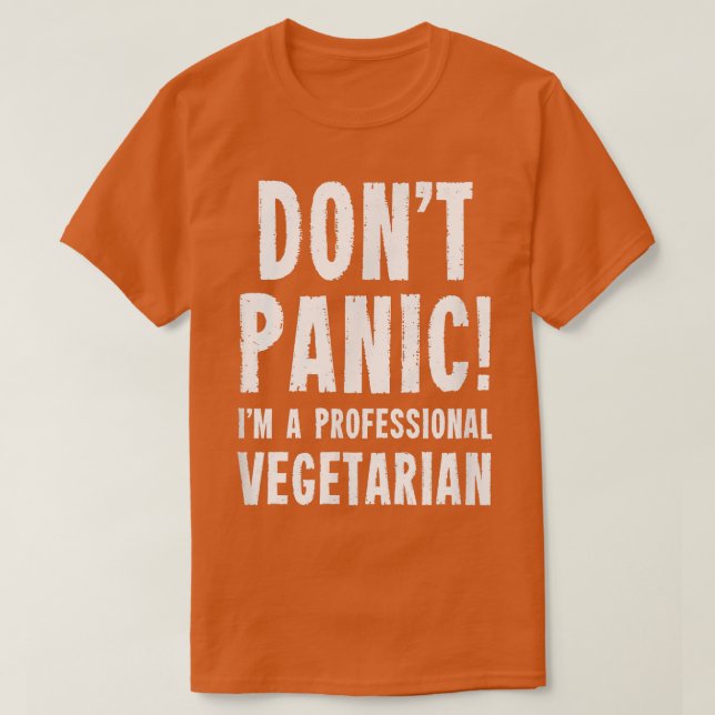 Vegetarischer T - Shirt (Design vorne)
