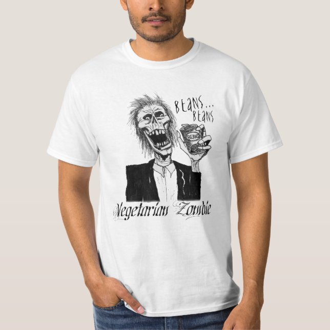 Vegetarischer Zombie T-Shirt (Vorderseite)