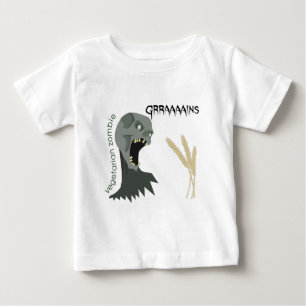 Vegetarischer Zombie will Graaaains! Baby T-shirt