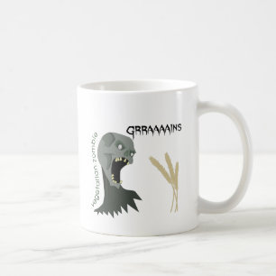 Vegetarischer Zombie will Graaaains! Tasse