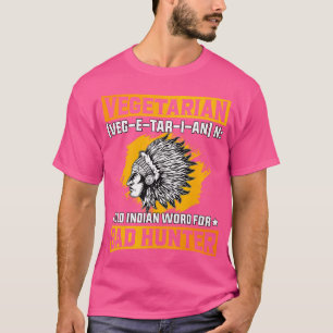 Vegetarisches altes indisches Wort für Bad Hunter T-Shirt