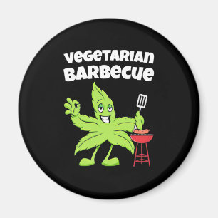 Vegetarisches Barbecue Magnet
