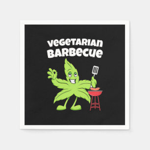 Vegetarisches Barbecue Serviette