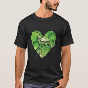 Vegetarisches Herz als Salat T-Shirt