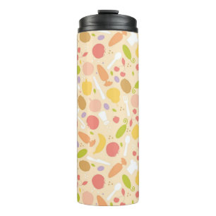 Vegetarisches Kochmuster Thermosbecher