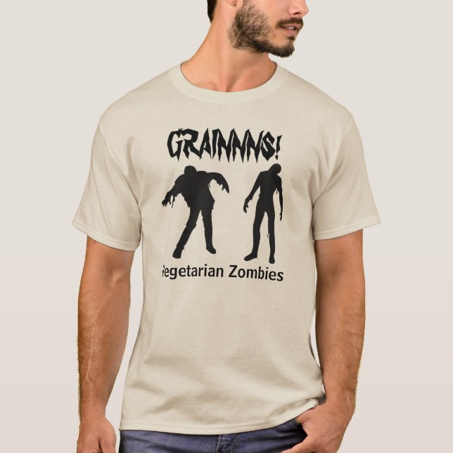 Vegetarisches Zombie-Shirt T-Shirt (Vorderseite)