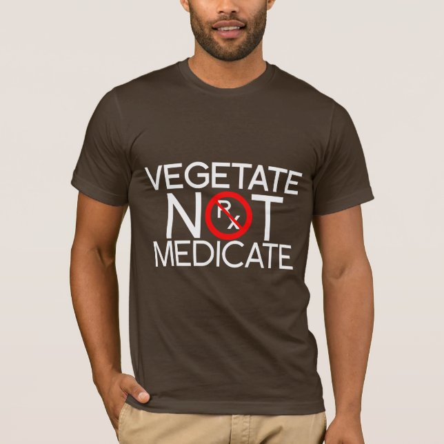 VEGETATE (Männer) T-Shirt (Vorderseite)