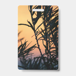 Vegetation bei Sonnenuntergang Ausweis