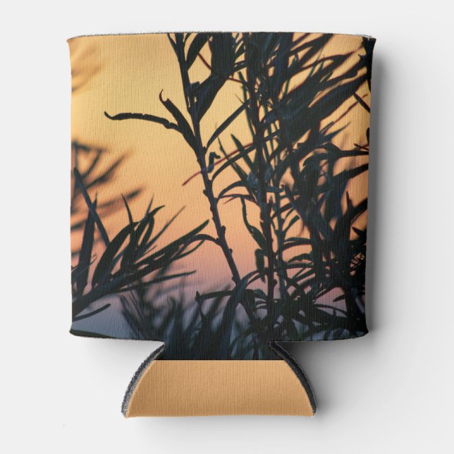 Vegetation bei Sonnenuntergang Dosenkühler (Vorderseite)