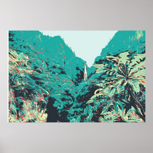 Vegetationsbeispiel für Madeira: Portugal Poster (Vorne)
