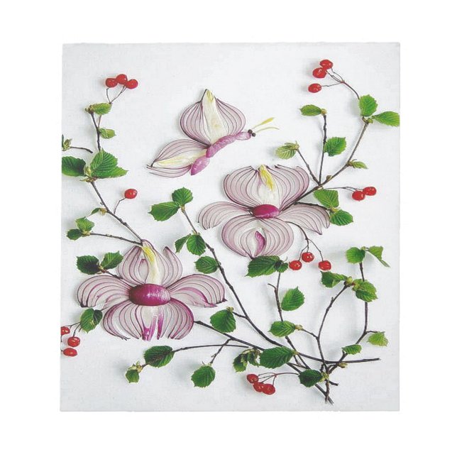 Veggie Art Notizblock (Vorderseite)