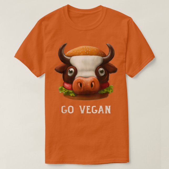 Veggie auf der Grundlage der Pflanze für vegane un T-Shirt (Design vorne)