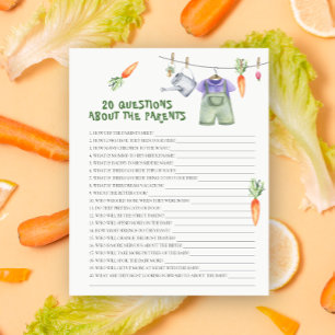 Veggie Baby Dusche 20 Fragen über die Eltern