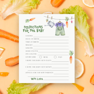 Veggie-Babydusche - Baby-Vorhersagen und Ratschläg