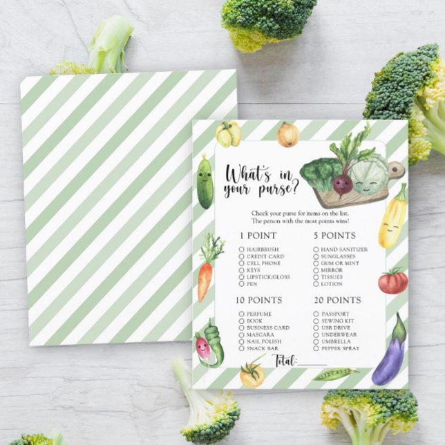 Veggie Babydusche - Was steckt in Ihrem Handtasche (Von Creator hochgeladen)