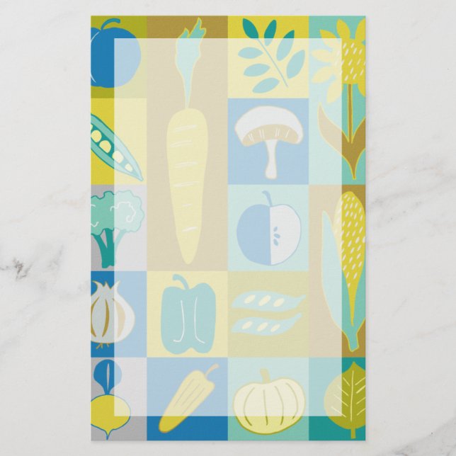 Veggie blockiert II Briefpapier (Vorderseite)