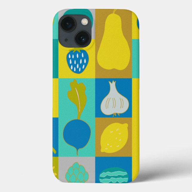 Veggie Blocks I Case-Mate iPhone Hülle (Rückseite)