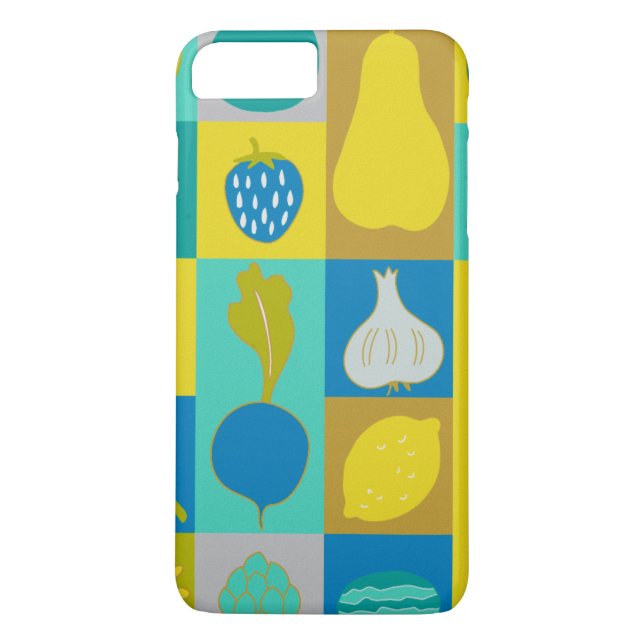 Veggie Blocks I Case-Mate iPhone Hülle (Rückseite)
