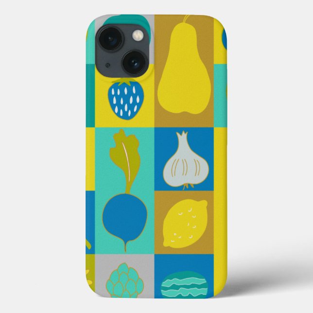 Veggie Blocks I Case-Mate iPhone Hülle (Rückseite)