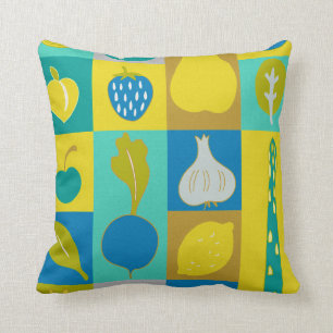 Veggie Blocks I Kissen