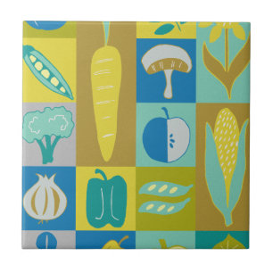 Veggie Blocks II Fliese