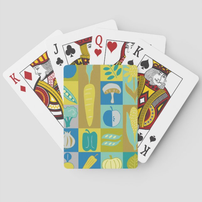 Veggie Blocks II Spielkarten (Rückseite)