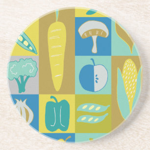 Veggie Blocks II Untersetzer