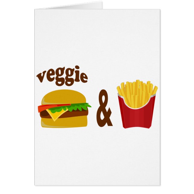 Veggie Burger and Fries (Vorne)