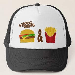 Veggie Burger and Fries Truckerkappe