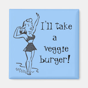 Veggie-Burger-Magnet Magnet