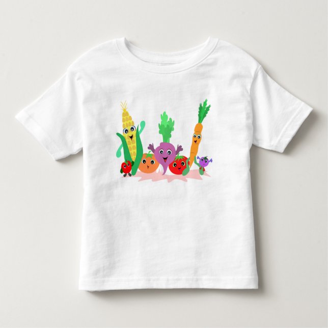 Veggie-Freunde für Todlers T - Shirt (Vorderseite)
