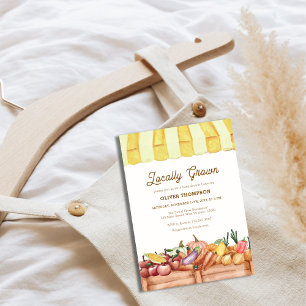 Veggie Fruits Baby Shower Einladung