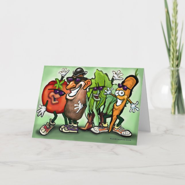 Veggie Gang Karte (Vorderseite)