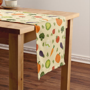 Veggie Garden Table Farmhouse Style Kurzer Tischläufer