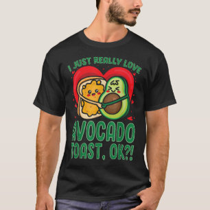 Veggie Gemüse Vegan Vegetarian Avocado Toast T-Shirt