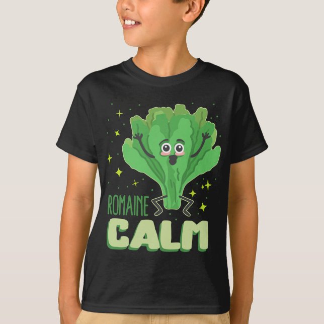Veggie Gemüse Vegan Vegetarian Lettuce Funny T-Shirt (Vorderseite)