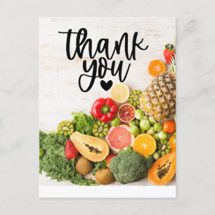 Veggie Gemüse vegetarische Aufwertung Postkarte