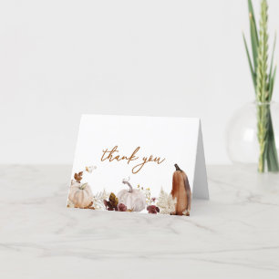 Veggie Grown Baby Shower Danke Karte